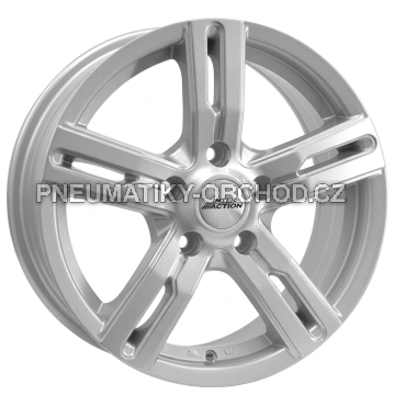 Alu kola INTER ACTION KARGIN, 16x6.5 5x108 ET43, stříbrná (zátěžová)