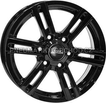 Alu kola INTER ACTION KARGIN 6, 18x8 6x130 ET53, černá lesklá (zátěžová)