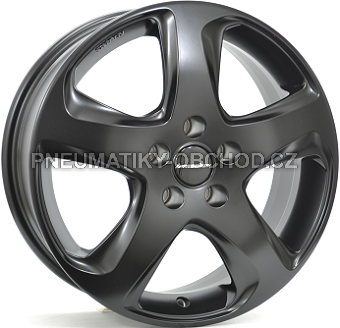 Alu kola IRMSCHER WAVE STAR, 17x7 5x114.3 ET42, černá matná (zátěžová)