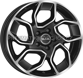 Alu kola MAK EXPRESS, 17x7 5x112 ET50, černá lesklá + leštění (zátěžová)