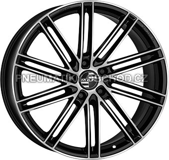 Alu kola MAK LEIPZIG, 21x9.5 5x130 ET63, černá lesklá + leštění (zátěžová)