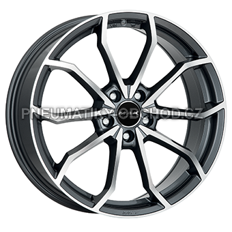 Alu kola MAK LOWE, 19x8 5x112 ET26, šedivá + leštění