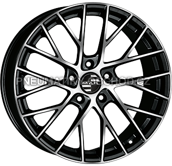 Alu kola MAK MONACO-D, 19x11 5x130 ET50, černá lesklá + leštění