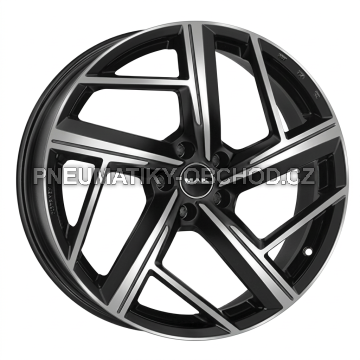 Alu kola MAK QVATTRO, 20x8.5 5x112 ET38, černá lesklá + leštění (zátěžová)