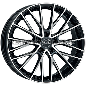 Alu kola MAK SPECIALE, 20x8.5 5x112 ET38, černá lesklá + leštění (zátěžová)