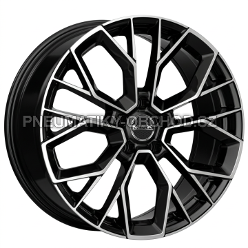 Alu kola MAK STILO-D, 20x10 5x112 ET58, černá lesklá + leštění (zátěžová)