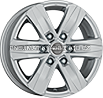 Alu kola MAK STONE 6, 17x7.5 6x130 ET60, stříbrná (zátěžová)