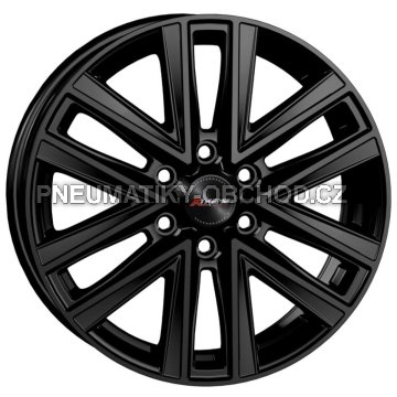 Alu kola Mille Miglia MMRX36, 17x6.5 6x120 ET50, černá lesklá (zátěžová)