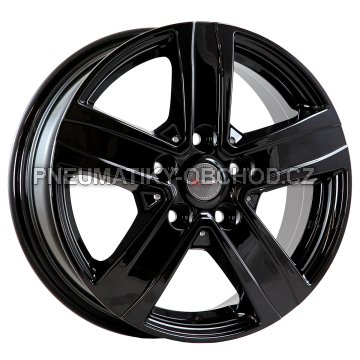 Alu kola Mille Miglia MMVN5, 16x6.5 5x160 ET60, černá lesklá (zátěžová)