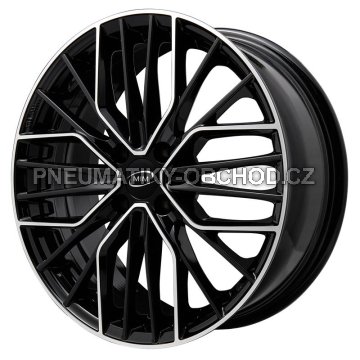 Alu kola MiM ANKY4, 16x6.5 4x98 ET34.5, černá + leštění