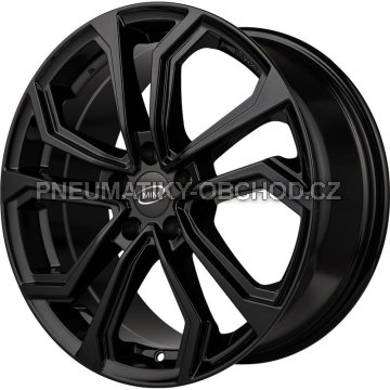 Alu kola MiM ESIS, 17x7.5 5x114.3 ET40, černá lesklá