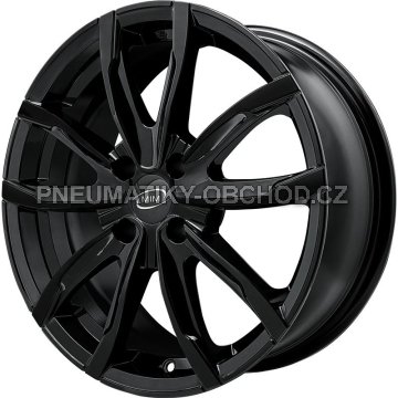 Alu kola MiM EVO001, 15x6 4x100 ET40, černá lesklá
