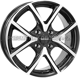 Alu kola MONACO WHEELS 2 CL2, 17x7 4x108 ET32, černá lesklá + leštění