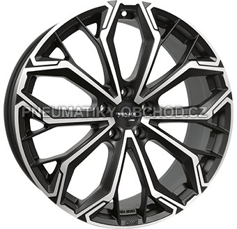 Alu kola MONACO WHEELS GPC17, 19x8 5x112 ET35, černá matná + leštění (zátěžová)