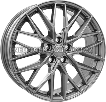 Alu kola MONACO WHEELS GPX, 19x8 5x112 ET40, šedivá lesklá (zátěžová)