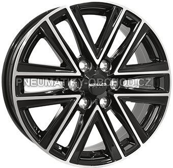 Alu kola MONACO WHEELS VT1, 18x8 6x139.7 ET54, černá lesklá + leštění (zátěžová)