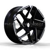 Alu kola Racing Line 3S1267, 17x7 5x114.3 ET48, černá + leštění