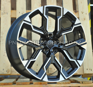 Alu kola Racing Line 3S1318, 20x10.5 5x112 ET44, černá + leštění (zátěžová)
