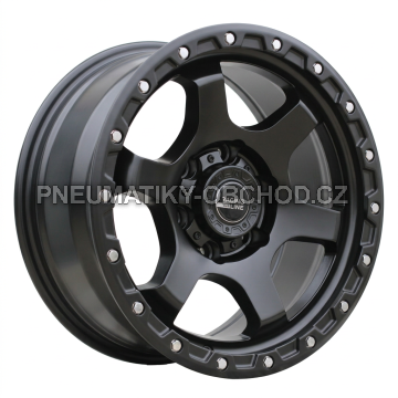 Alu kola Racing Line 3S240, 17x8.5 6x139.7 ET10, černá matná (zátěžová)