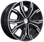 Alu kola Racing Line 6408, 16x6.5 5x114.3 ET45, černá + leštění (zátěžová)