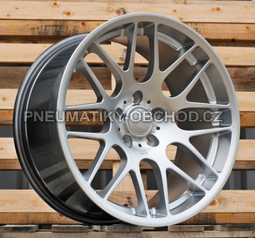 Alu kola Racing Line 901B, 19x8.5 5x120 ET35, stříbrná metalíza