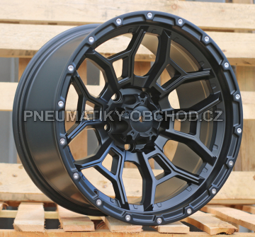 Alu kola Racing Line A1915, 15x8 6x139.7 ET-10, černá matná