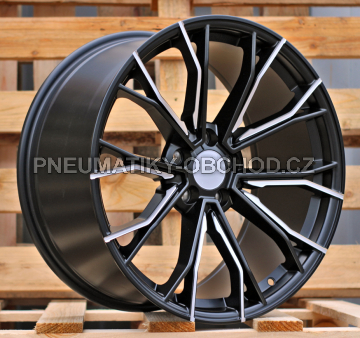 Alu kola Racing Line A5385, 19x8.5 5x112 ET25, černá matná
