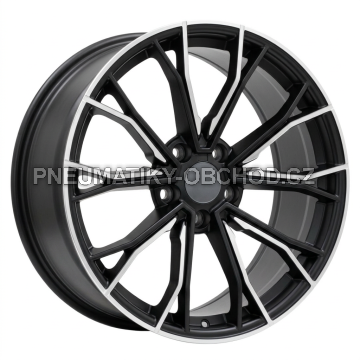 Alu kola Racing Line A5385, 20x8.5 5x112 ET25, černá matná