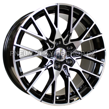Alu kola Racing Line A5479, 18x9 5x120 ET40, černá + leštění
