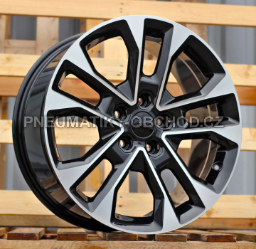 Alu kola Racing Line A5914, 20x8.5 5x127 ET50, černá + leštění