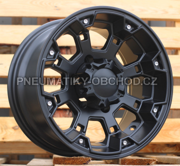Alu kola Racing Line A8068, 15x8 6x139.7 ET-10, černá matná