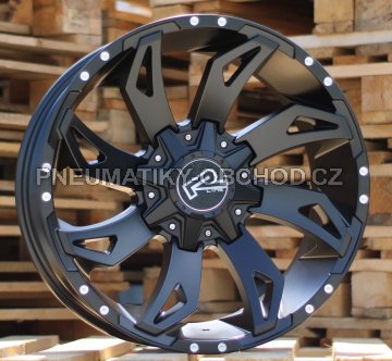 Alu kola Racing Line A8075, 20x9 12x135 ET, černá matná (zátěžová)