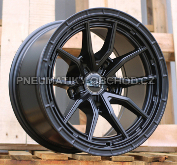 Alu kola Racing Line B1037, 17x9 5x139.7 ET-6, černá matná (zátěžová)