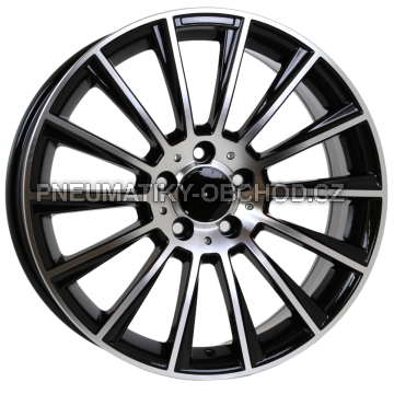 Alu kola Racing Line B1048, 18x9 5x112 ET45, černá + leštění