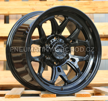 Alu kola Racing Line B1106, 17x9 6x139.7 ET, černá lesklá (zátěžová)