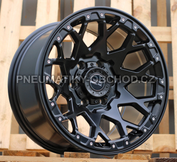 Alu kola Racing Line B1108, 17x9 6x139.7 ET6, černá matná (zátěžová)