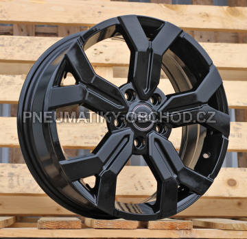 Alu kola Racing Line B1110, 16x6.5 4x100 ET45, černá lesklá