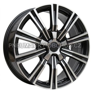 Alu kola Racing Line B1149, 18x8 5x150 ET60, černá + leštění