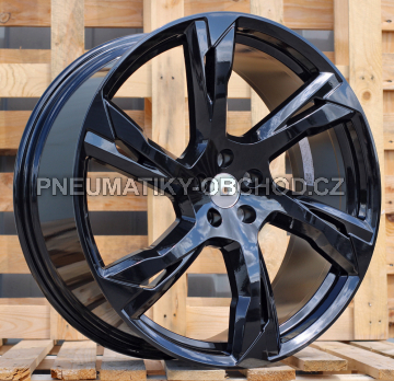 Alu kola Racing Line B1175, 22x9 5x108 ET45, černá lesklá