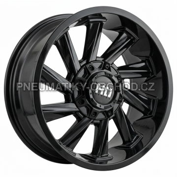 Alu kola Racing Line B1323, 18x9 6x139.7 ET0, černá lesklá (zátěžová)