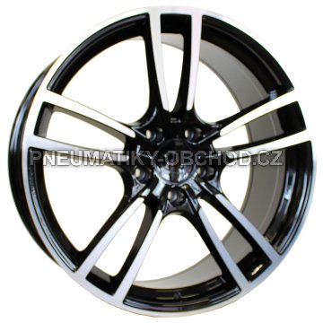 Alu kola Racing Line B1378, 21x11.5 5x130 ET55, černá + leštění