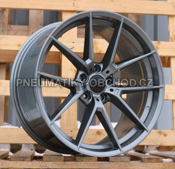 Alu kola Racing Line B1416, 19x9.5 5x120 ET40, šedivá (zátěžová)