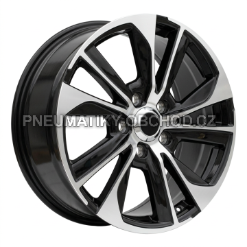 Alu kola Racing Line B1611, 18x8 5x150 ET45, černá + leštění