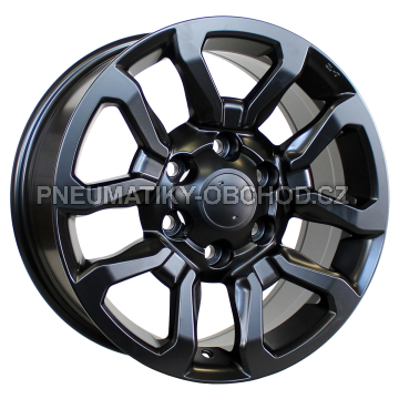 Alu kola Racing Line B1623, 17x7.5 6x139.7 ET30, černá matná (zátěžová)
