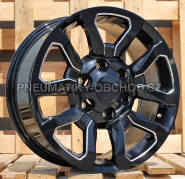 Alu kola Racing Line B1623, 18x7.5 6x139.7 ET25, černá lesklá