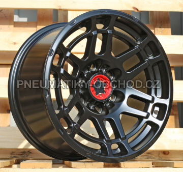 Alu kola Racing Line B1745, 17x9 6x139.7 ET, saténová černá (zátěžová)