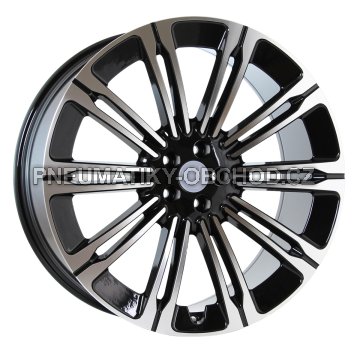 Alu kola Racing Line B1808, 19x8.5 5x108 ET45, černá + leštění