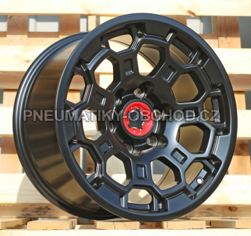 Alu kola Racing Line B1858, 17x9 6x139.7 ET15, černá matná (zátěžová)