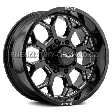 Alu kola Racing Line B1960, 20x10 8x180 ET-19, černá lesklá (zátěžová)