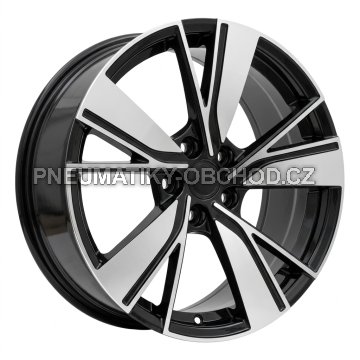 Alu kola Racing Line B1988, 18x8 5x112 ET45, černá + leštění